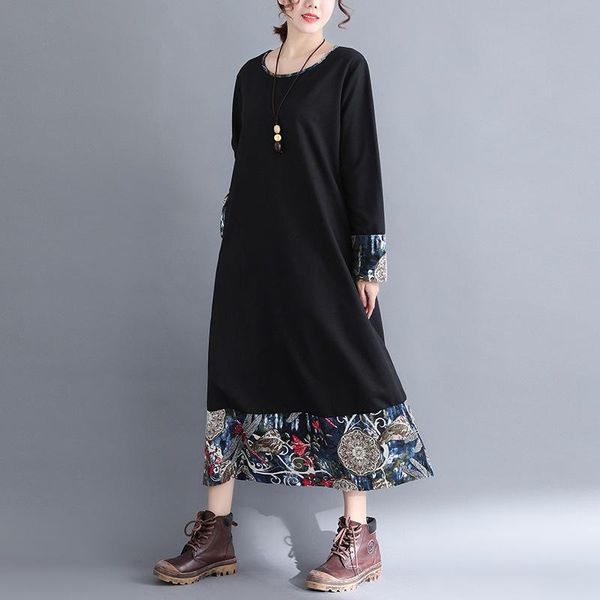 

casual dresses ff1589 l, Black;gray