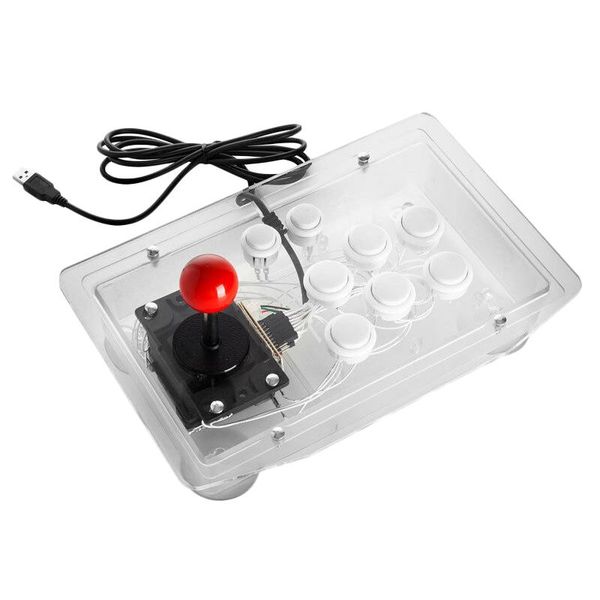 

game controllers & joysticks transparent acrylic arcade joystick pc usb controller