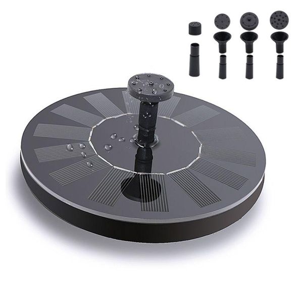 

4 nozzle standing floating solar powered water pump upgrade 1.4w solar fountain for bird bath garden pond pool