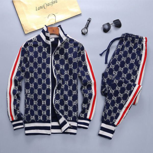 Mens Running Tracksuits Sets Women Jackets Suit de letra clássica de letra de duas peças Testes de duas peças