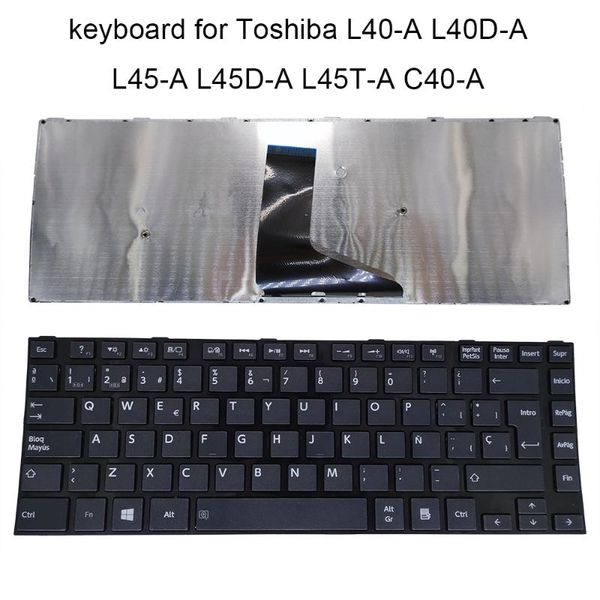 

sp spanish replacement keyboards for satellite l40-a l40d-a l40t-a l45-a l45d-a l45t-a l40-a c40-a lapkeyboard new