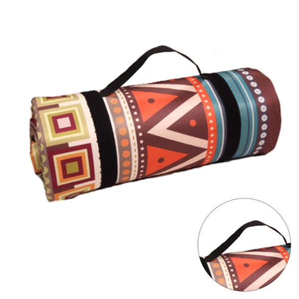 

outdoor pads polyester child play large travel foldable portable family nation style easy clean with bag picnic mat blanket camping