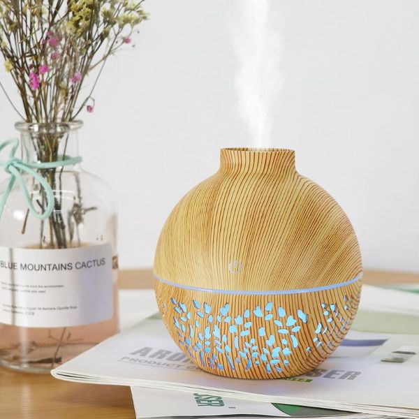 

fragrance lamps portable 300ml humidifier usb ultrasonic dazzle cup aroma diffuser cool mist maker air purifier with romantic light