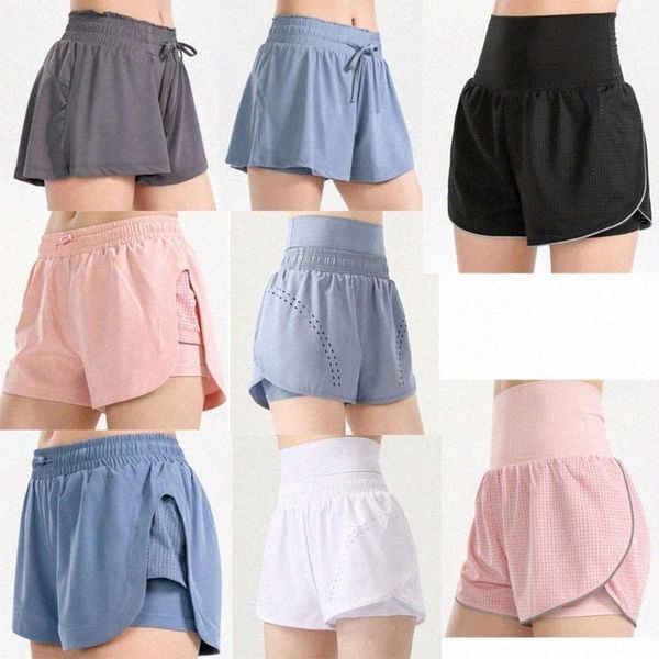 

3 styl women leggings yoga shorts outfit pants thigh digner high waist womens workout wear solid sports elastic fitns, White;black