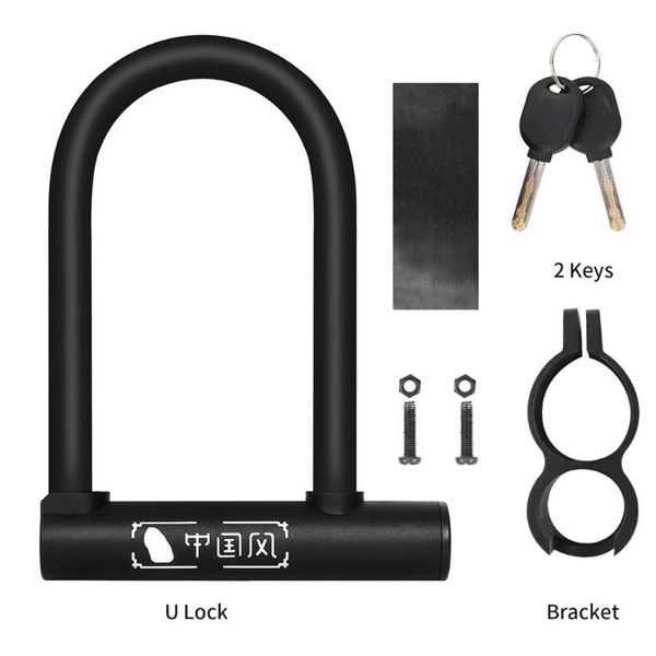 

bike locks west biking bicycle u lock mtb road wheel steel anti-theft safety motorcycle scooter cycling accessories