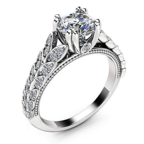 

wedding rings luxury engagement/wedding ring for women, Slivery;golden