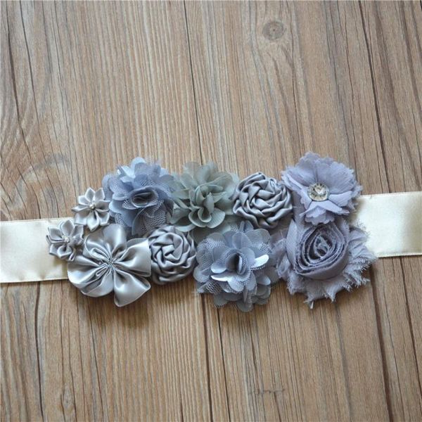 

belts beautiful grey department bride, pregnant woman, flower girl, , waist., Black;brown