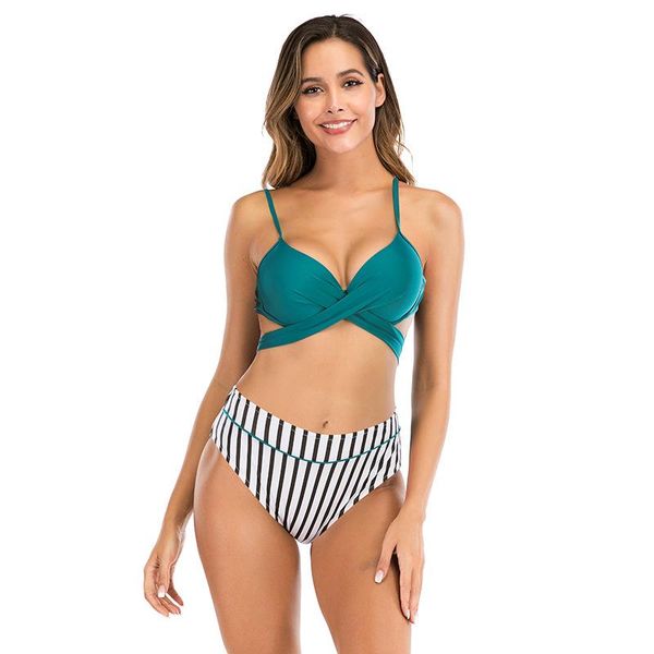 

women's swimwear flower two piece swimsuit female bandage bathing suit biquini bikinis women 2021 micro bikini set push up cut, White;black