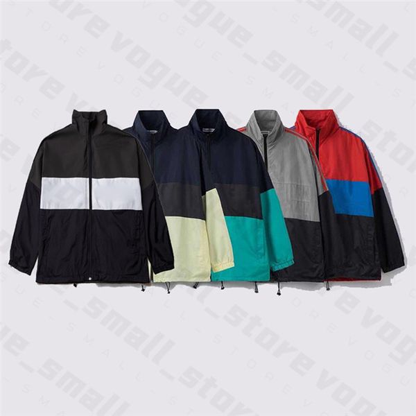 

new 20ss thin windbreaker coats pattern mens women designer jackets classic winter fashion men s clothing luxury hooded sweatshirt, Black;brown