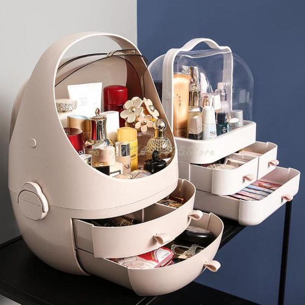 

storage boxes & bins net celebrity cosmetic box deskfinishing drawer artifact skin care product rack cabinet dust