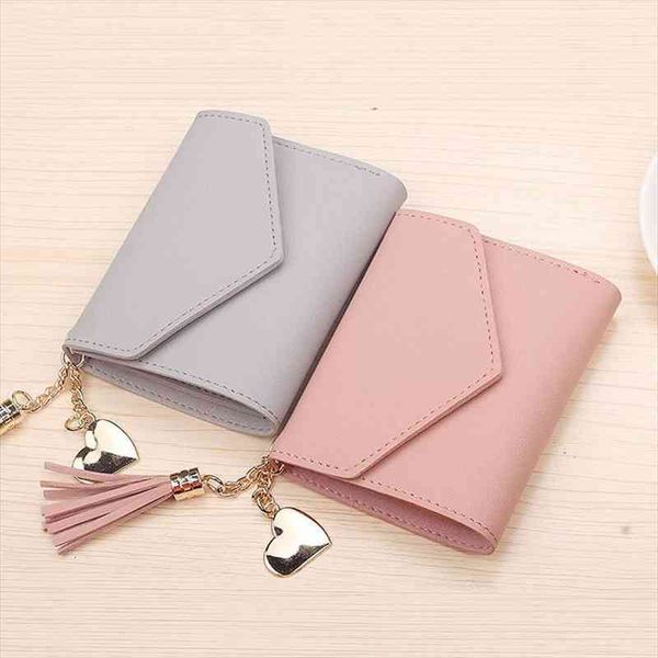 

fashion card women wallet small leather short slim wallets female ladies purses pink money bag vallet carteira feminina, Red;black