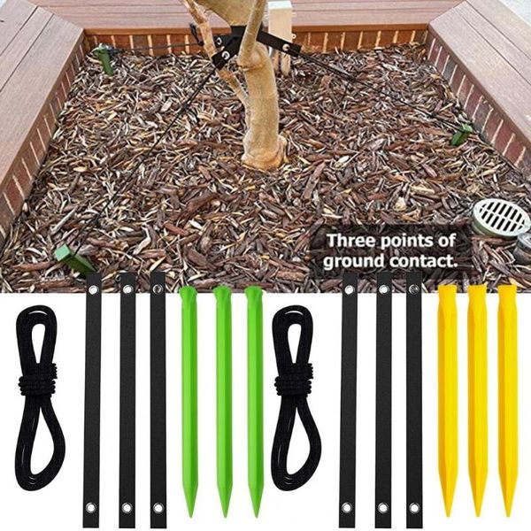

hangers & racks 1 set useful 12inch tree stake anchors kit plant grow straight support easy to install for courtyards
