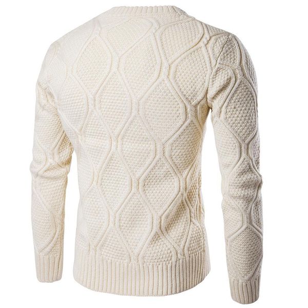 

new 2021 casual slim fit cotton knitted man sweater thpg, White;black