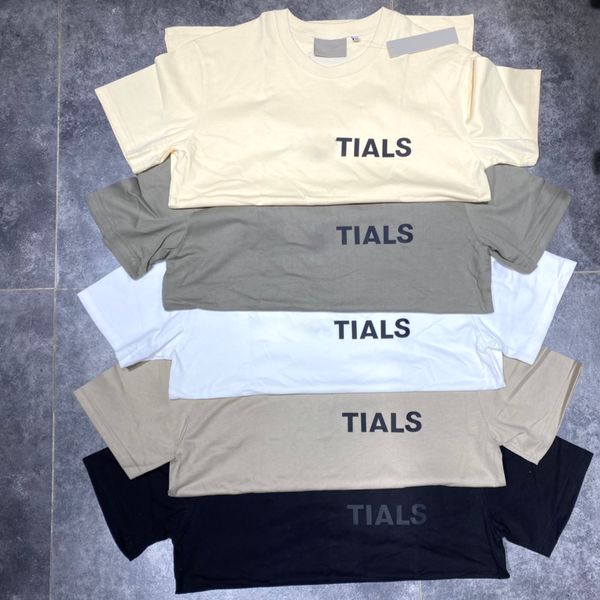 

the new spring and summer 2021 designer ladies t-shirt men t-shirt sequins set auger bear brightness version to loose, pure cotton material4, White