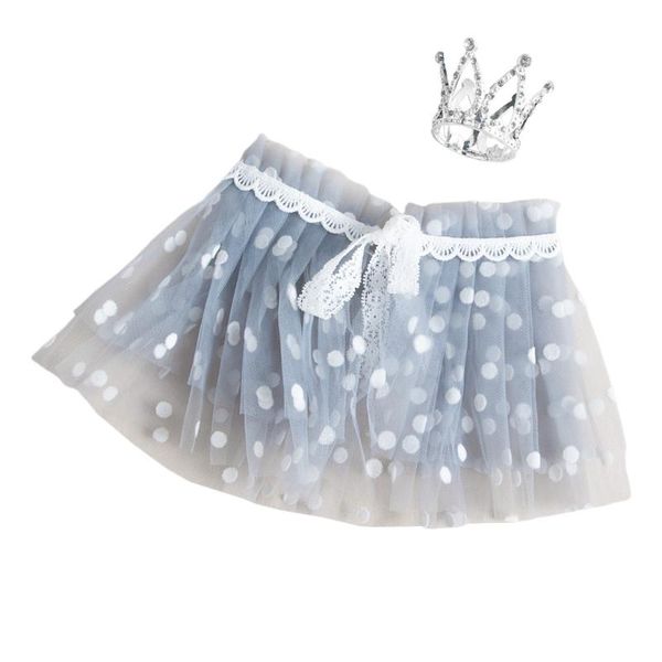 

skirts 2 pcs born pography props short skirts+headwear crown set baby infants po shooting clothing headdress, Blue