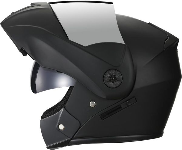 

flip up motorcycle helmet full face racing motorbike helmet with double sun visor casco moto motocross for women man