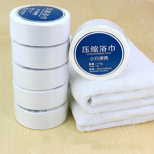 

compressed towel face bath washcloths portable soft for travel camping outdoor l5