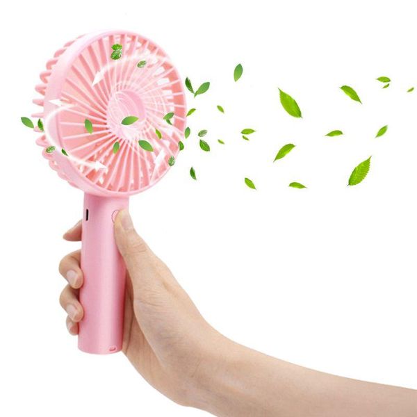 

electric fans mini handheld fan portable rechargeable battery operated cooling deskwith base 3 modes for home office travel outdoor