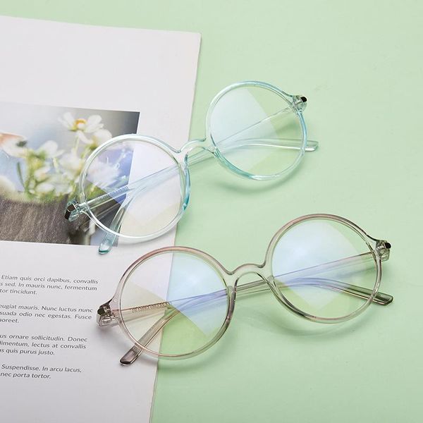 

sunglasses anti blue light glasses round optics ultra men women rays radiation blocking computer vision care spectacle, White;black