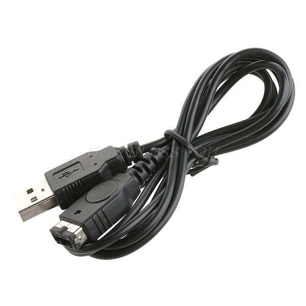 Cabo carregador de energia de carregamento usb de alta qualidade 1.2m para gameboy game advance gba sp