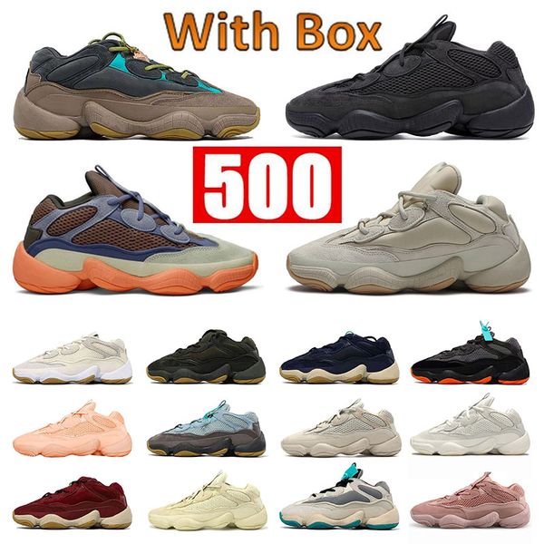 

with box stone yezzy enflam men women running shoes yeezys 500s sports sneakers soft vision super moon yellow utility trainers kanye west ye