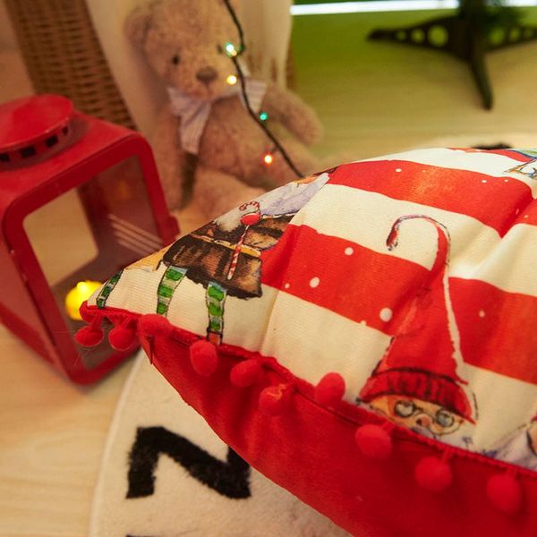 

pillow case christmas ball side xa-20210426-2 tree and santa