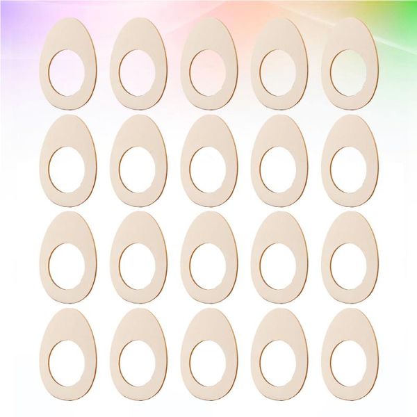 

napkin rings 20pcs egg shape wood fashion buckles party holders towel