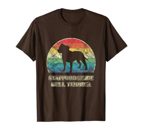 

Staffordshire Bull Terrier Vintage Style Dog T-Shirt, Mainly pictures