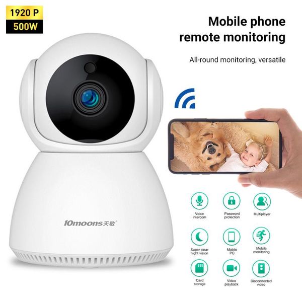 

wireless ip camera 1080p wifi movetion detection infrared smart robot camera security cctv smart home security webcam