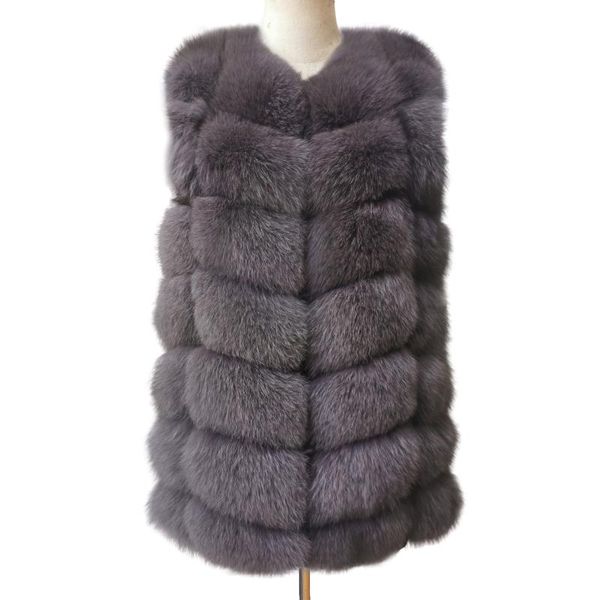 

women's fur & faux real coat, Black
