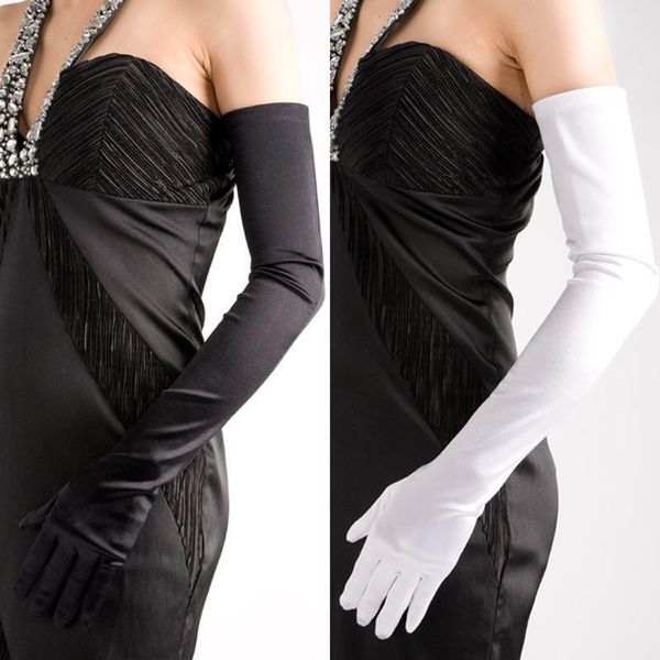 

five fingers gloves 2 colors women summer thin stretch driving sunscreen uv protection women' long evening dress performance accessori, Blue;gray