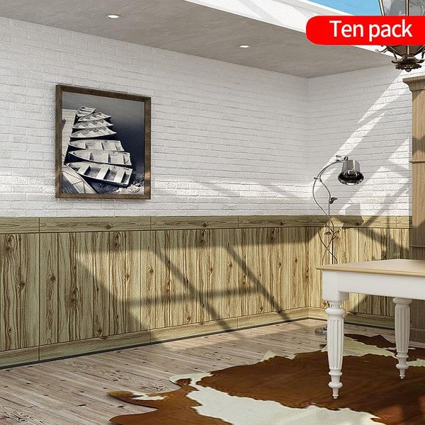 

wallpapers kamanni wallpaper self adhesive background wall living room anti collision creative personality thickened wood grain panel
