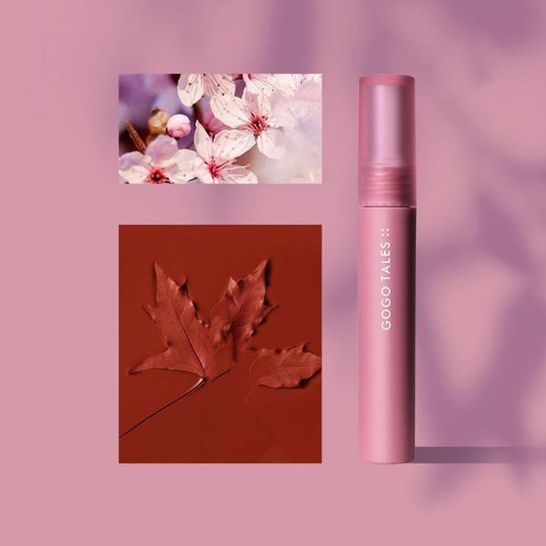 

lip gloss diy cherry red multiple vitamins non-stick makeup lipstick liquid gel moisturizing matte o4o5