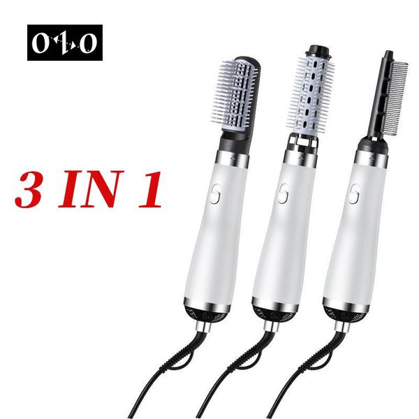 

electric hair brushes professional dryer 3 in 1 multifunctional hairdressing tool quick dry one step air brush straightener curler