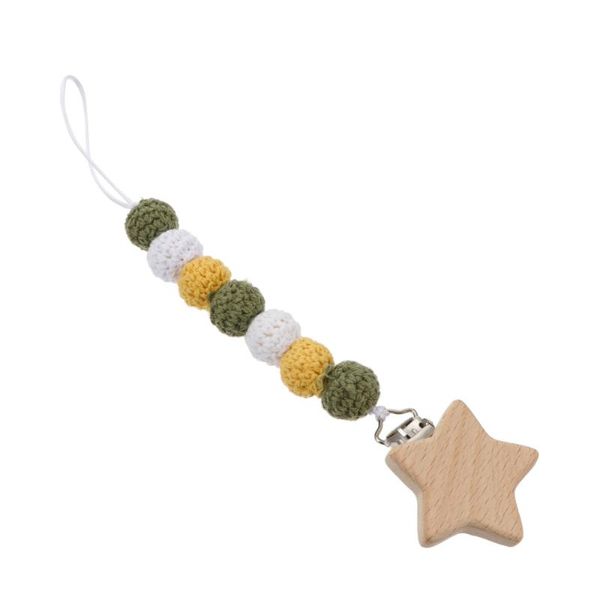 

pacifiers# baby teether clip infant teething chain wooden pacifier holder