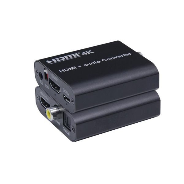 

audio cables & connectors 4k extractor hd converter support optical coaxial r/l output up to 4096x2160/30hz