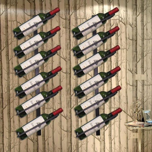 

tablewine racks iron wall mounted holder european-style rack bottle display stand organizer