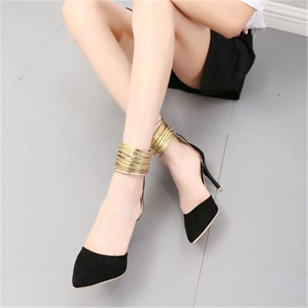 

dress shoes summer women high heels t-stage transparent sandals square heel pump female cover party wedding ladies plus size, Black
