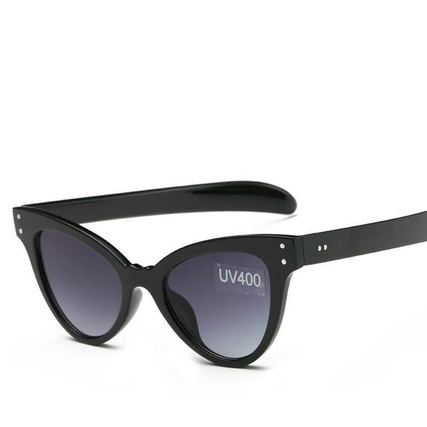 

viodream fashion cat eye frame eyewear coating mirror vintage sun glasses goggle female oculos women sunglasses, White;black