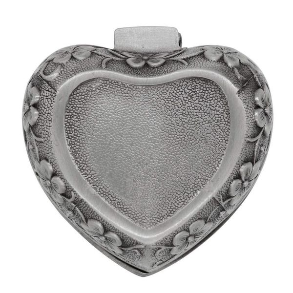 

bathroom storage & organization classic vintage antique heart shape jewelry box ring small trinket organizer chest christmas gift,silver
