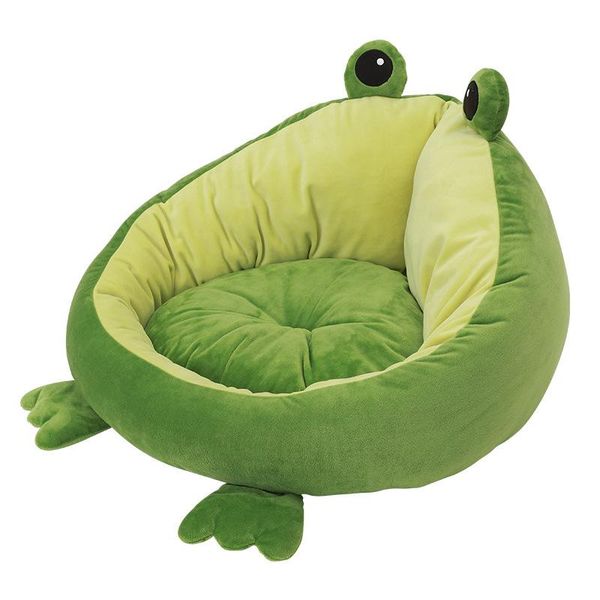 

cat beds & furniture pet lotus leaf frog series autumn and winter nest mat dog warm house drop
