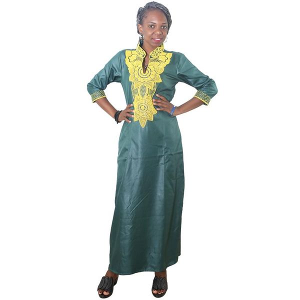 

ethnic clothing 2021 summer dress african for women embroidery flower maxi dresses traditional clothes lady party long, Red
