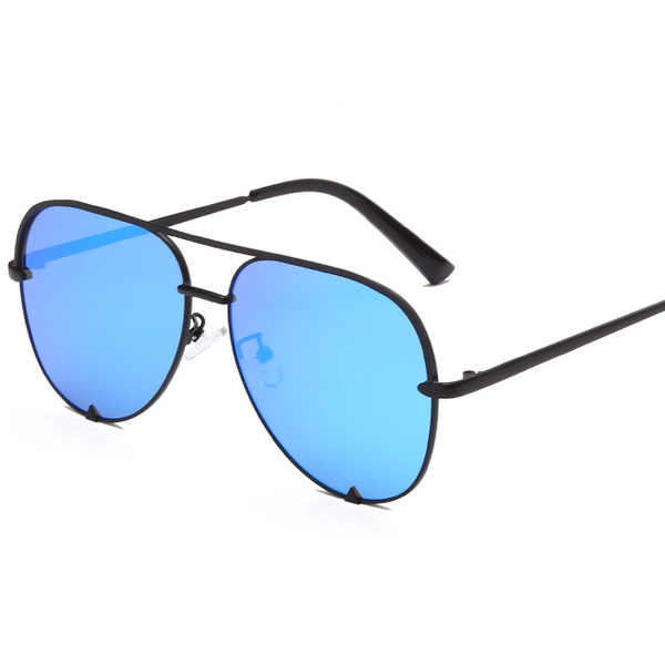 

sunglasses 2021 fashion brand designer ladies pilot women men goggle gradient sun glasses for female mirror shades uv400, White;black