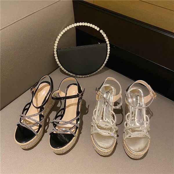 

sandals low woman leather low-heeled fabric rome hoof heels slides pu, Black