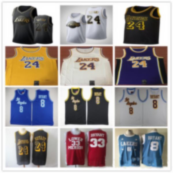 

mitchell and ness basketball jersey 8 bean the black mamba 2001 2002 1996 1997 1999 stitched good quality team yellow blue purple vintage ma