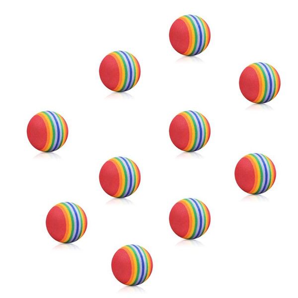 

cat toys 10pcs juggling mini funny elastic super q training ball puppy playing pet supplies toy