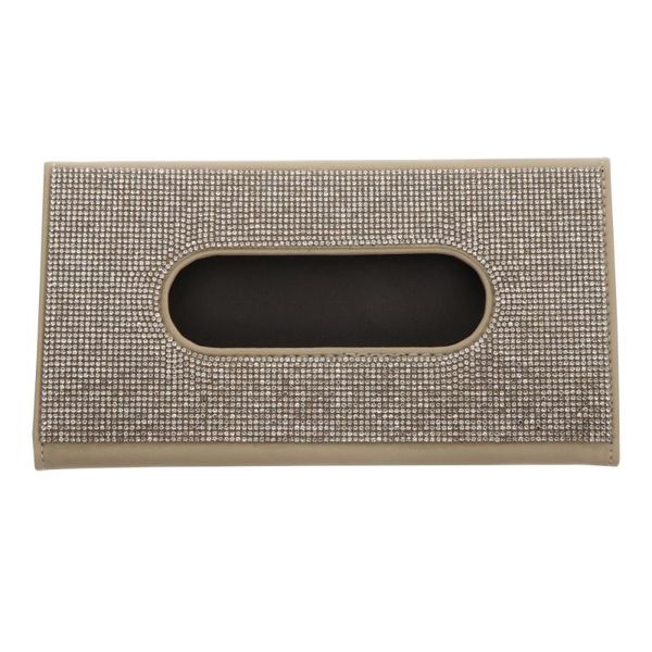 

gift wrap car tissue holder sun visor mounted paper towel box rhinestone case