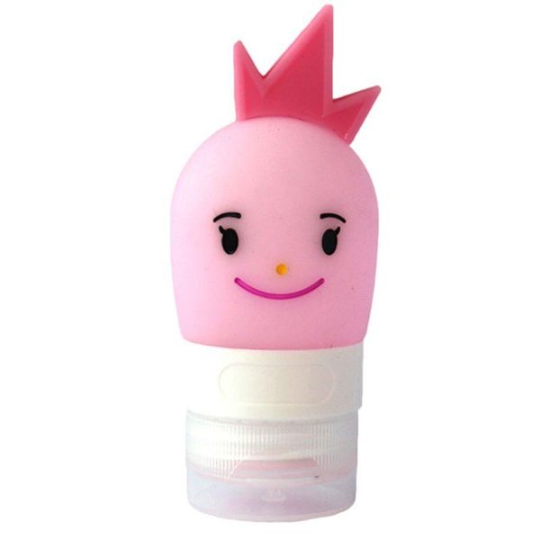 

storage bottles & jars 40ml silicone refillable empty bottle cartoon prince princess shampoo container rxjc