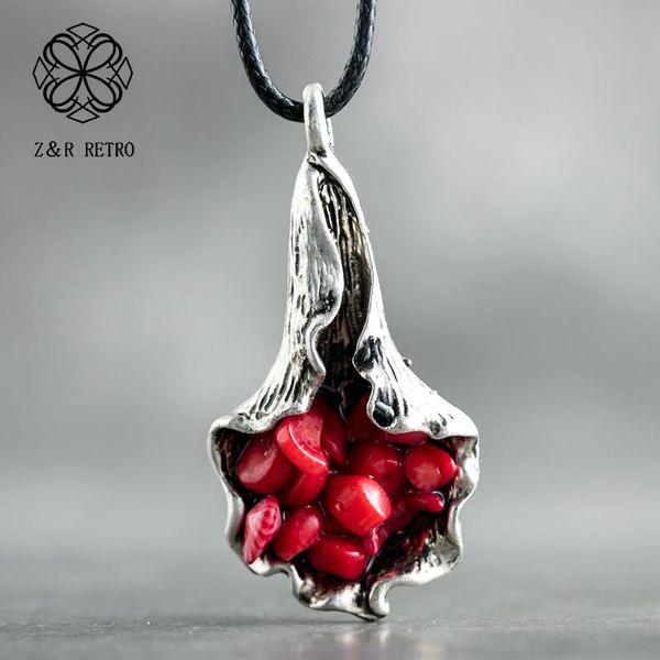 

pendant necklaces fashion long necklace for women zinc alloy rope chain shell female vintage jewelry, Silver