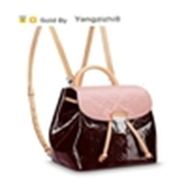 

yangzizhi8 women springs backpack m96053 new 2018 backpack exotic leather bags iconic bags clutches evening chain wallets purse, Black;red